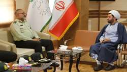 حضور فرمانده انتظامی استان قم در بازرسی کل استان